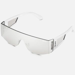 Quay Australia ‘New Wave’ silver sunglasses Brand New